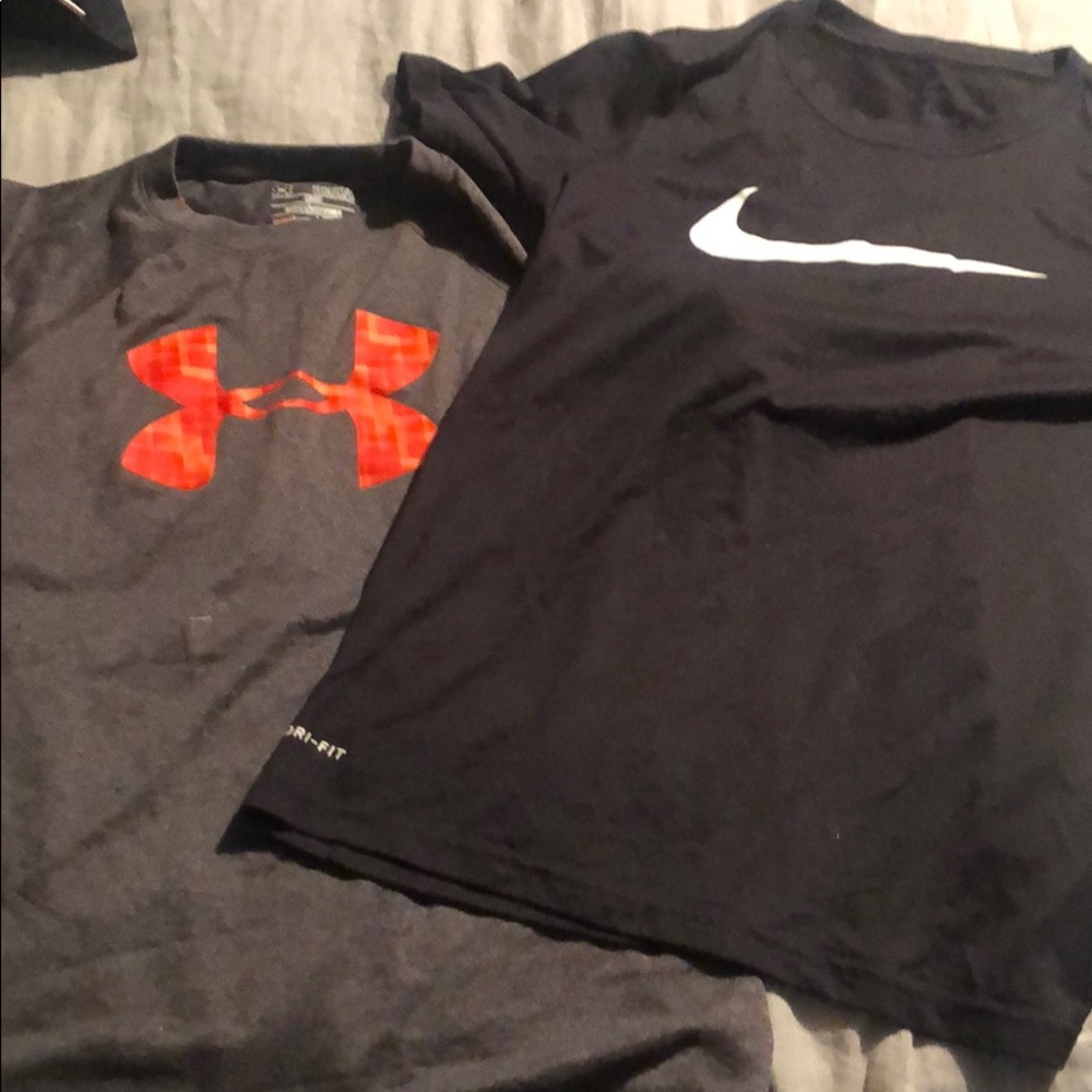 Boys dry fit t shirts
